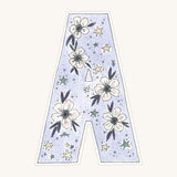 Floral Garland-Periwinkle