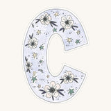 Floral Garland-Periwinkle