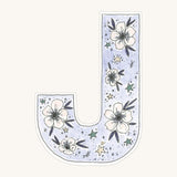 Floral Garland-Periwinkle