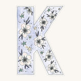 Floral Garland-Periwinkle