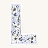 Floral Garland-Periwinkle