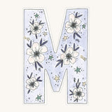 Floral Garland-Periwinkle