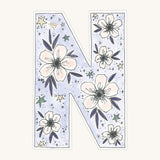 Floral Garland-Periwinkle