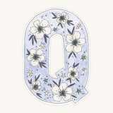 Floral Garland-Periwinkle