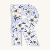 Floral Garland-Periwinkle