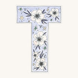 Floral Garland-Periwinkle