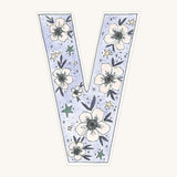 Floral Garland-Periwinkle