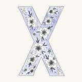 Floral Garland-Periwinkle