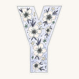 Floral Garland-Periwinkle