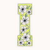Floral Garland-Citron