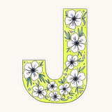 Floral Garland-Citron