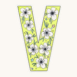 Floral Garland-Citron
