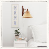 Floral Garland-Periwinkle