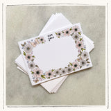 Personalized Stationery- Floral Petal