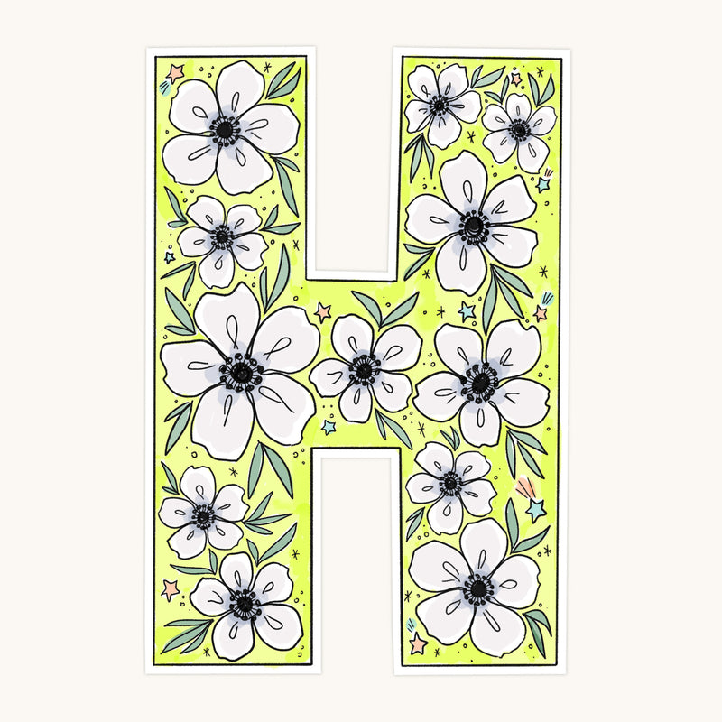 Floral Garland-Citron