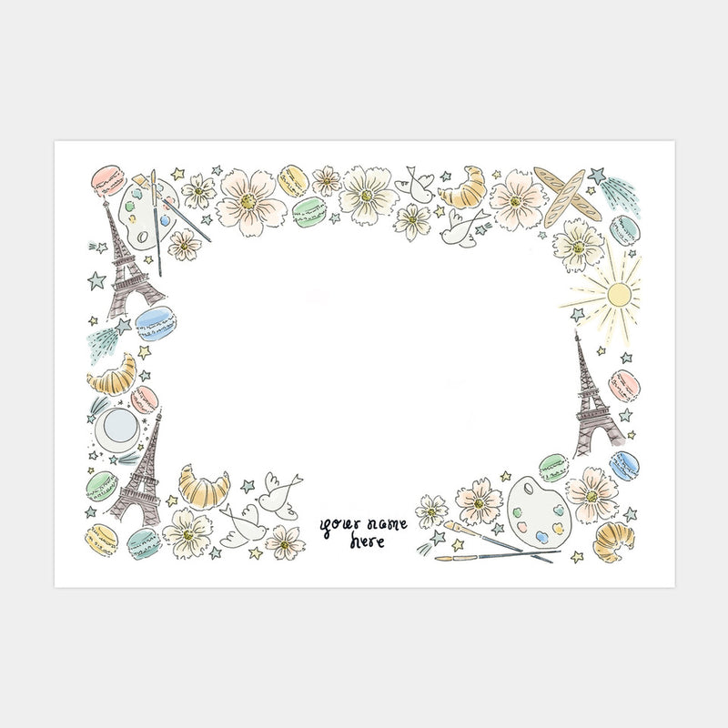 Personalized Stationery- Paris