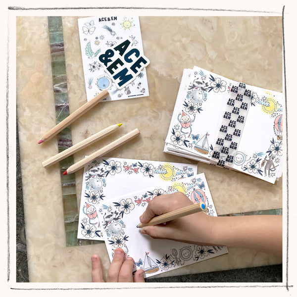 Playful Stationery Set-Coral